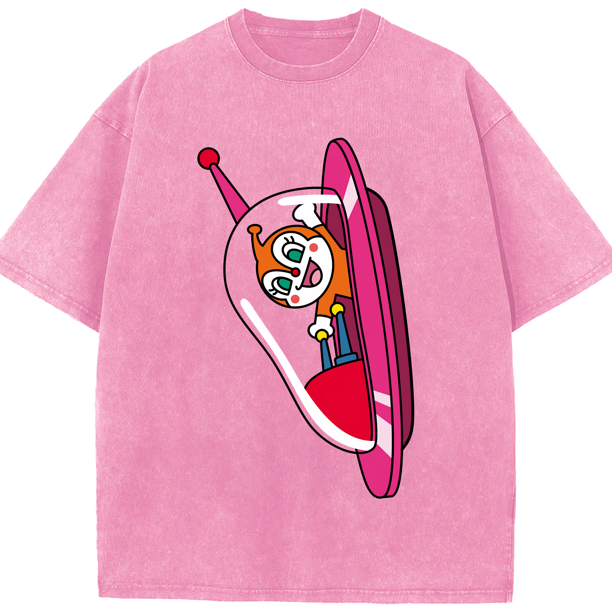 （画像用） アンパンマン Anpanman 綿100% ヴィンテージ風 半袖Tシャツ（フロントプリント）